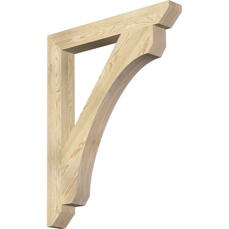 Ekena Millwork Legacy Slat Rough Sawn Bracket, Douglas Fir, 4"W x 32"D x 40"H BKT04X32X40LEC06RDF